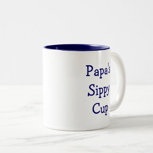ベストセラー!!パパのシッピーカップマグカップ ツートーンマグカップ (正面右)