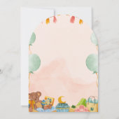 ベストセラー!ベビーシャワー招待状 招待状 (裏面)