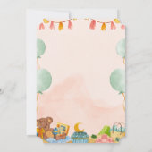 ベストセラー!ベビーシャワー招待状 招待状 (裏面)