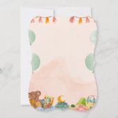 ベストセラー!ベビーシャワー招待状 招待状 (裏面)