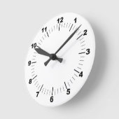 ベストセラー!壁掛け時計、8"円形アクリル🕗 ラウンド壁時計 (傾斜)