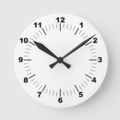 ベストセラー!壁掛け時計、8"円形アクリル🕗 ラウンド壁時計 (正面)