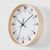 ベストセラー!壁時計、10インチ丸木枠🕗 壁時計 (傾斜)