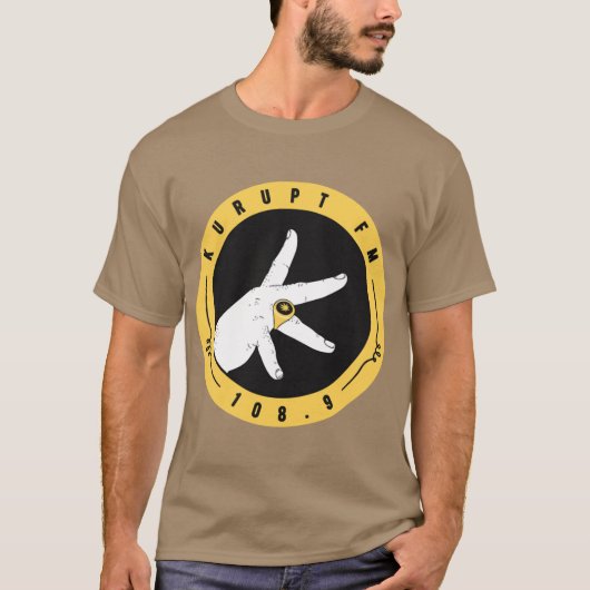 ベストセラー Kurupt FM ロゴ Tシャツ (正面)