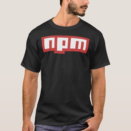 ベストセラー – NPMロゴ商品エッセンシャルT-Shi Tシャツ (正面)