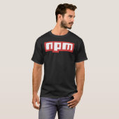 ベストセラー – NPMロゴ商品エッセンシャルT-Shi Tシャツ (正面フル)