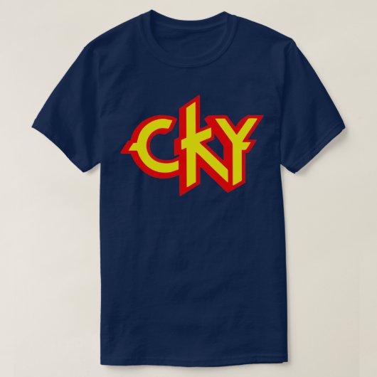 ベストセラーCKYスケートボード商品7 Tシャツ (デザイン正面)