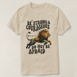 ベストセリング#1強いヨシュア1:9聖書の聖句 Tシャツ