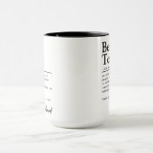 ベストチームの定義 カスタム従業員感謝 マグカップ (中央)