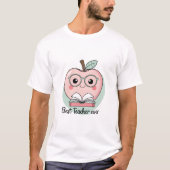 ベストティーチャー アップル デザイン Tシャツ (正面)