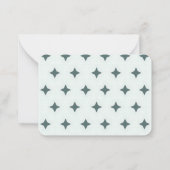 ベストティーチャー ハンズダウン かわいいバレンタインカード ノートカード (裏面)