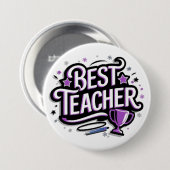 ベストティーチャー 缶バッジ (正面&裏面)