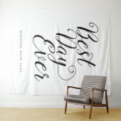 ベストデイ エバー オーダーメイド バックドロップ ウェディング タペストリー (インサイチュ(横))