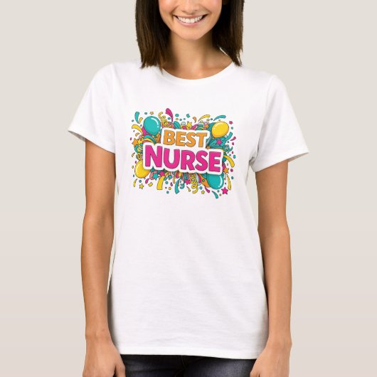 ベストナース 女性用Tシャツ Tシャツ (正面)
