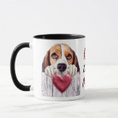ベストビーグル犬ママ マグカップ (左)