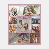 ベストフォトブランケットモダンコラージュ フリースブランケット (正面)