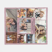 ベストフォトブランケットモダンコラージュ フリースブランケット (正面(横))