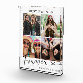 ベストフレンズフォーエバー ハートスクリプト タイポグラフィ フォトブロック (右)