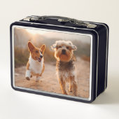 ベストフレンドかわいい子犬たち メタルランチボックス (裏面)