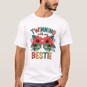 ベストフレンドとおそろいコーデ Tシャツ (正面)
