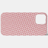 ベストフレンドのためのピンクのチェック柄の花柄タフ携帯ケース Case-Mate iPhoneケース (裏面 (横))
