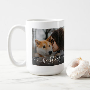 ベストフレンドのママと犬の写真 コーヒーマグカップ