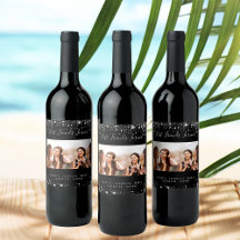 ベストフレンドの写真 黒 銀のグリッター ダスト