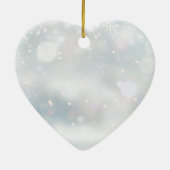 ベストフレンドの定義 冬の雪の結晶 セラミックオーナメント (裏面)