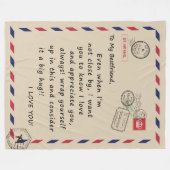 ベストフレンドギフト|私の一番の友人に愛される フリースブランケット (正面(横))