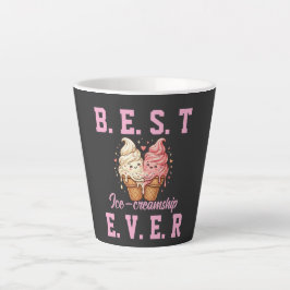 ベストフレンドデイシャツ: かわいいアイスクリームベスティー カフェラテマグ