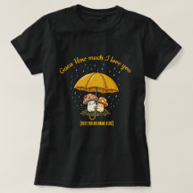 ベストフレンドデイシャツ: かわいいキノコの傘Tシャツ