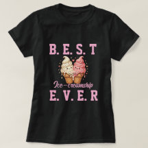 ベストフレンドデイTシャツ: かわいいアイスクリームベスティ