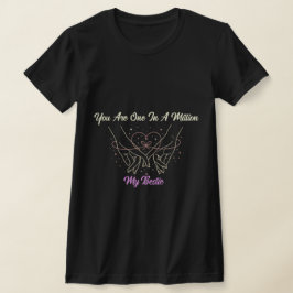 ベストフレンドデーのシャツ: 天体ピンクプロミス Tシャツ
