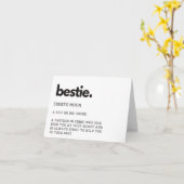 ベストフレンド定義カード カード (黄色い花)