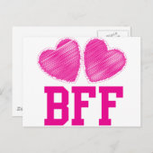 ベストフレンド最高!ずっと一緒!! ポストカード (正面/裏面)