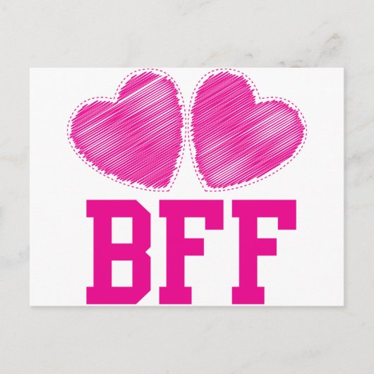 ベストフレンド最高!ずっと一緒!! ポストカード (正面)