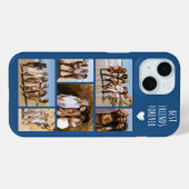 ベストフレンド6枚フォトブルー Case-Mate iPhoneケース (裏面 (横))