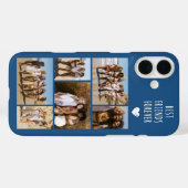 ベストフレンド6枚フォトブルー Case-Mate iPhoneケース (裏面 (横))