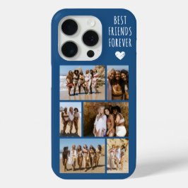 ベストフレンド6枚フォトブルー iPhone 15 PROケース