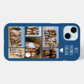 ベストフレンド6枚フォトブルー Case-Mate iPhoneケース (裏面 (横))