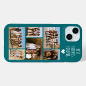 ベストフレンド6枚写真 ティール Case-Mate iPhoneケース (裏面 (横))