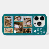 ベストフレンド6枚写真 ティール Case-Mate iPhoneケース (裏面 (横))