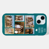 ベストフレンド6枚写真 ティール Case-Mate iPhoneケース (裏面 (横))