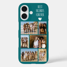 ベストフレンド6枚写真 テールブルー iPhone 16ケース