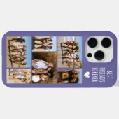 ベストフレンド6枚写真 パープル Case-Mate iPhoneケース (裏面 (横))