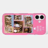 ベストフレンド6枚写真 ピンク Case-Mate iPhoneケース (裏面 (横))