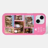 ベストフレンド6枚写真 ピンク Case-Mate iPhoneケース (裏面 (横))