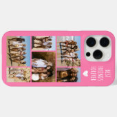 ベストフレンド6枚写真 ピンク Case-Mate iPhoneケース (裏面 (横))