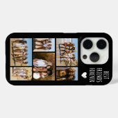 ベストフレンド6枚写真 ブラック Case-Mate iPhoneケース (裏面 (横))