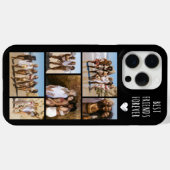 ベストフレンド6枚写真 ブラック Case-Mate iPhoneケース (裏面 (横))